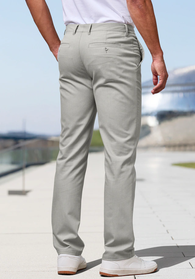 H.I.S Stoffhose »aus leicht elastischer Struktur-Qualität« bequeme Hose in 3 Längen: 30 & 32 & 34
