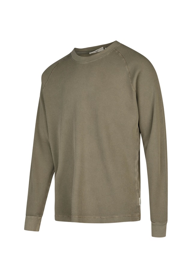 Cleptomanicx Strickpullover »Boxy Crewneck Thermal« im lockeren Schnitt