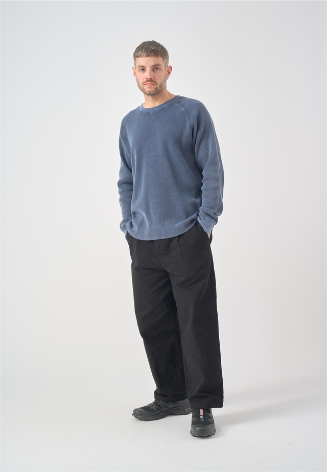 Cleptomanicx Strickpullover »Boxy Crewneck Thermal« im lockeren Schnitt