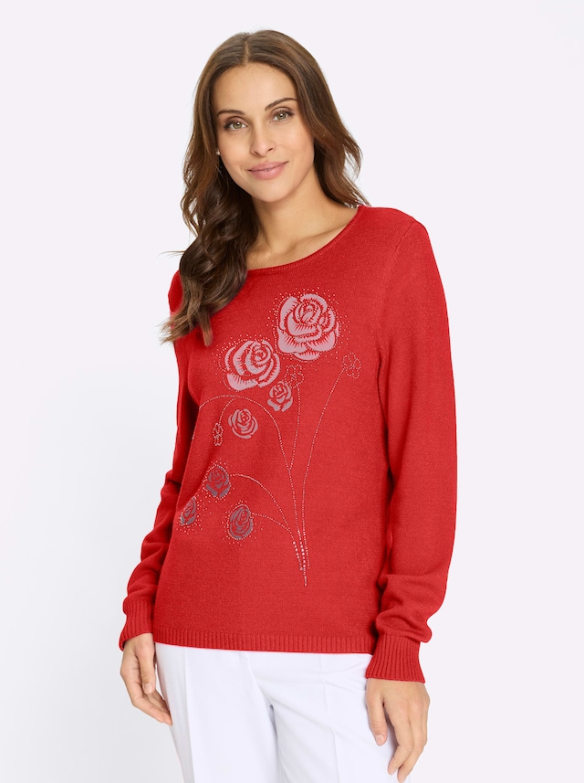 Lady Rundhalspullover »Pullover«