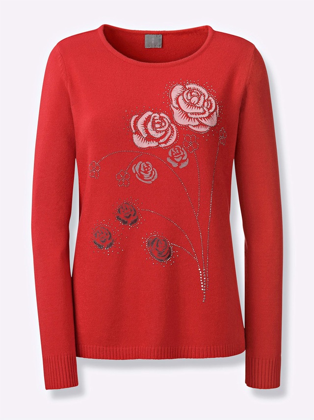 Lady Rundhalspullover »Pullover«