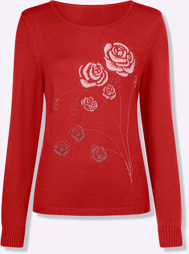 Lady Rundhalspullover »Pullover«
