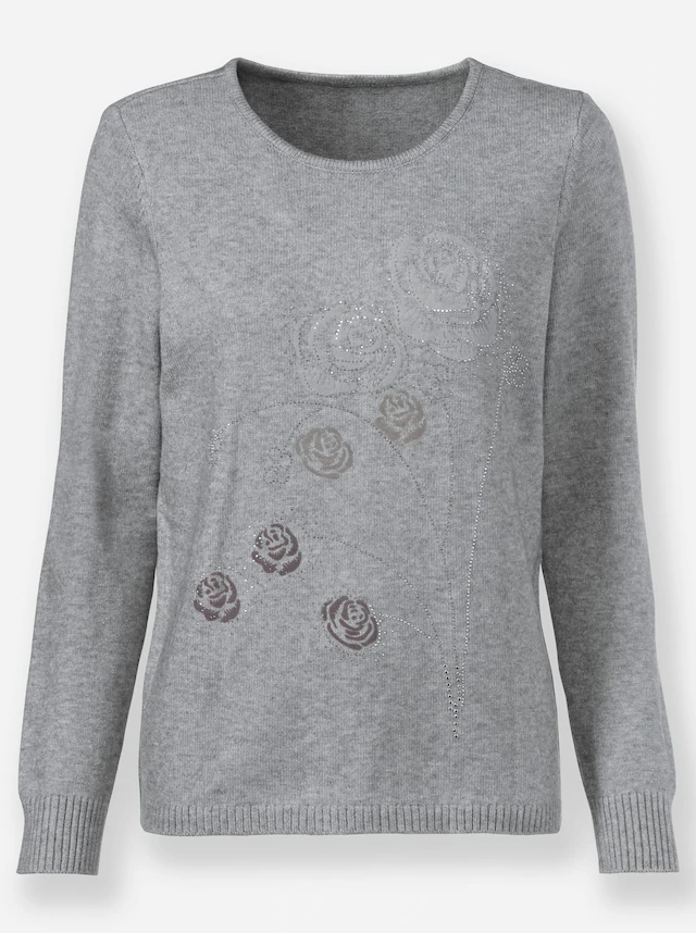 Lady Rundhalspullover »Pullover«