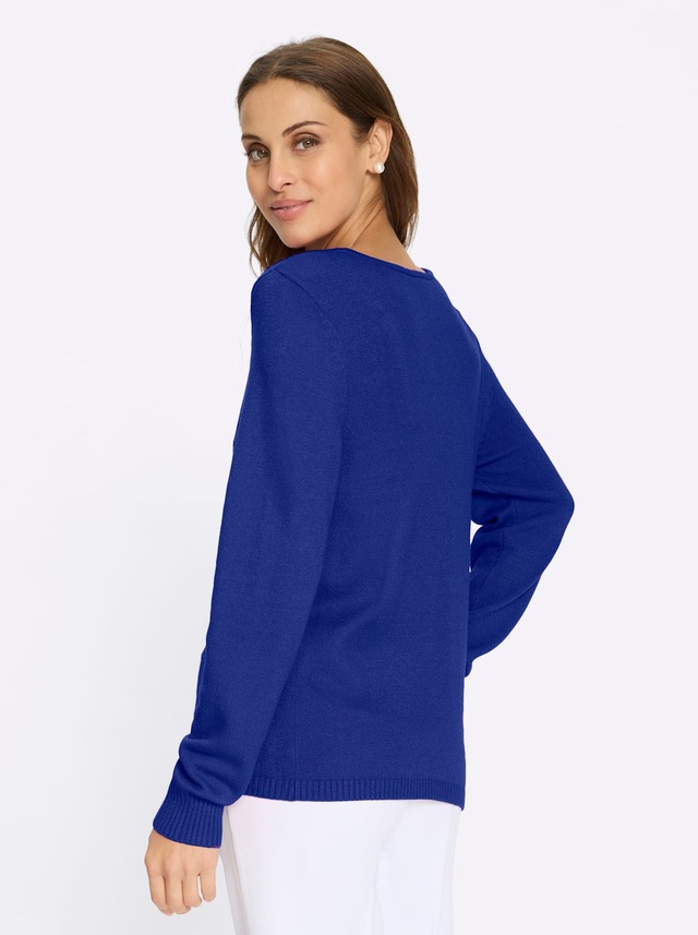 Lady Rundhalspullover »Pullover«