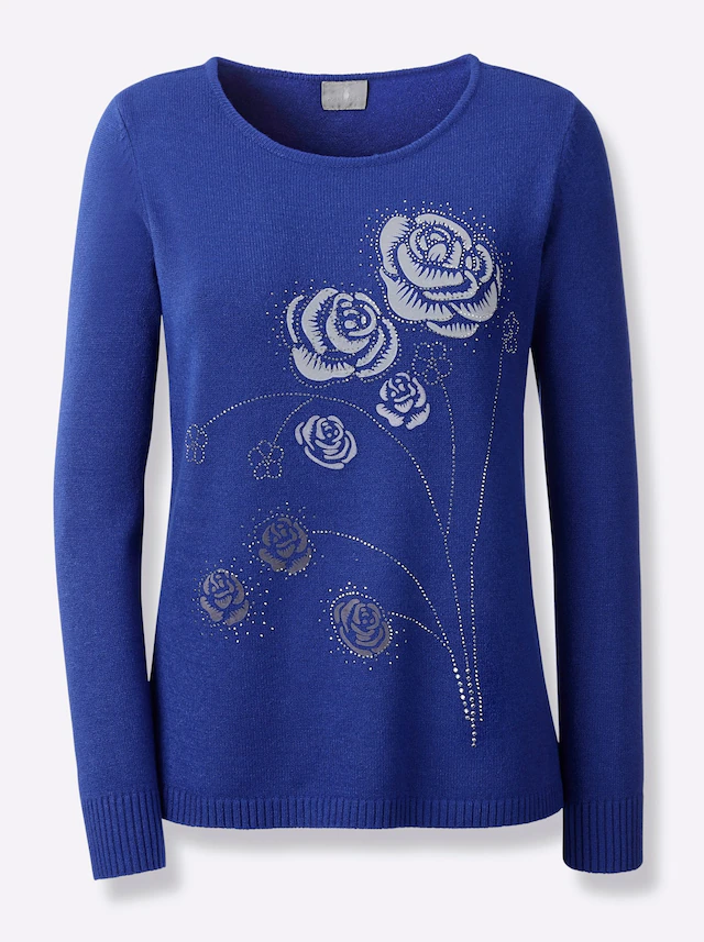 Lady Rundhalspullover »Pullover«