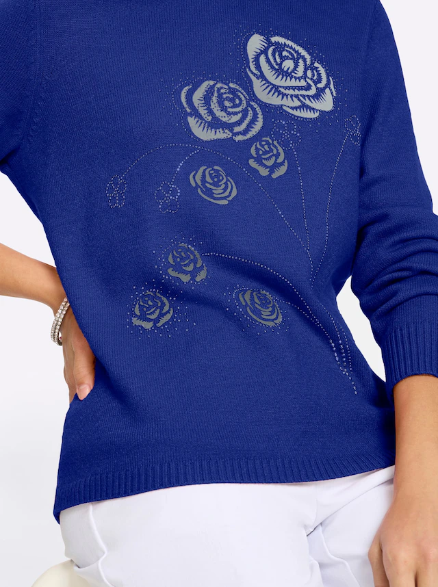 Lady Rundhalspullover »Pullover«