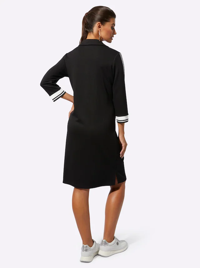 creation L Shirtkleid »Modal-Mix-Kleid« Reißverschlusstasche