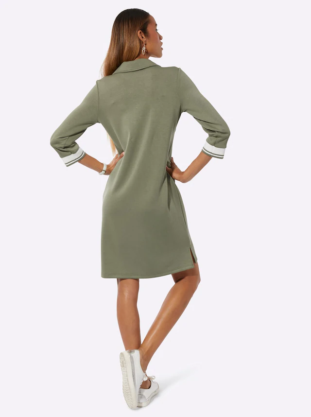 creation L Shirtkleid »Modal-Mix-Kleid« Reißverschlusstasche
