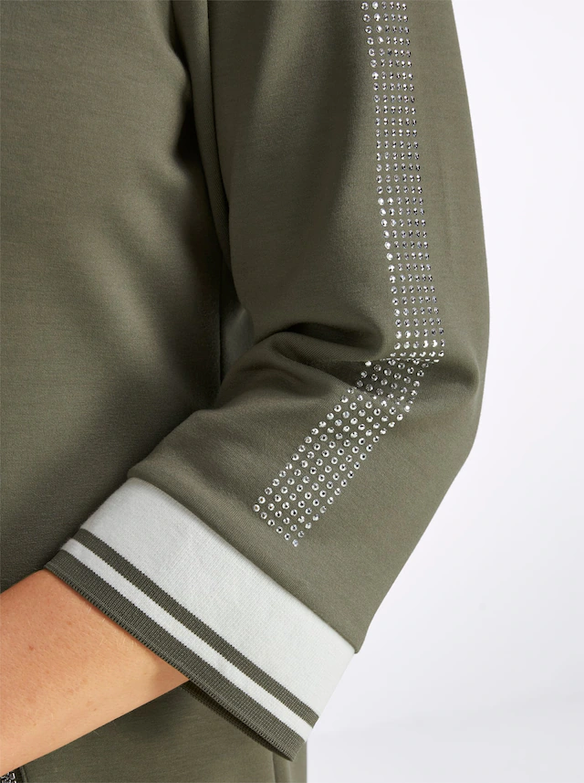 creation L Shirtkleid »Modal-Mix-Kleid« Reißverschlusstasche