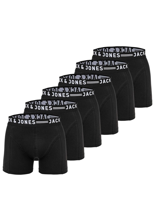 Jack & Jones Boxershorts »Boxershort SENSE TRUNKS 3 PACK 6er Pack«