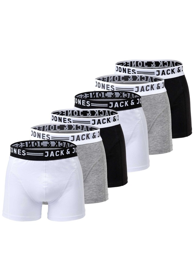 Jack & Jones Boxershorts »Boxershort SENSE TRUNKS 3 PACK 6er Pack«