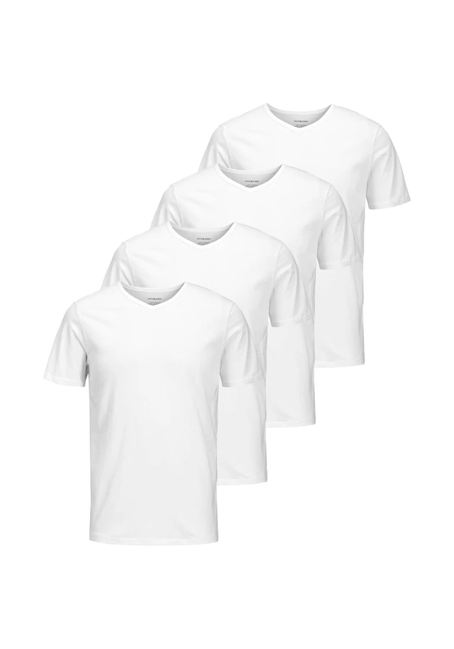 Jack & Jones T-Shirt »T-Shirt JACBASIC V-NECK TEE 2PK 2er Pack«