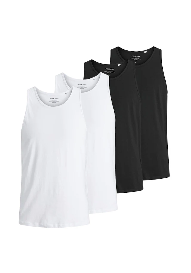 Jack & Jones Unterhemd »Unterhemd JACBASIC TANKTOP 4PK 4er Pack«
