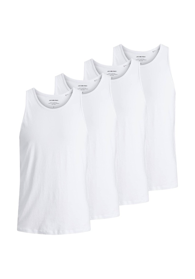 Jack & Jones Unterhemd »Unterhemd JACBASIC TANKTOP 4PK 4er Pack«