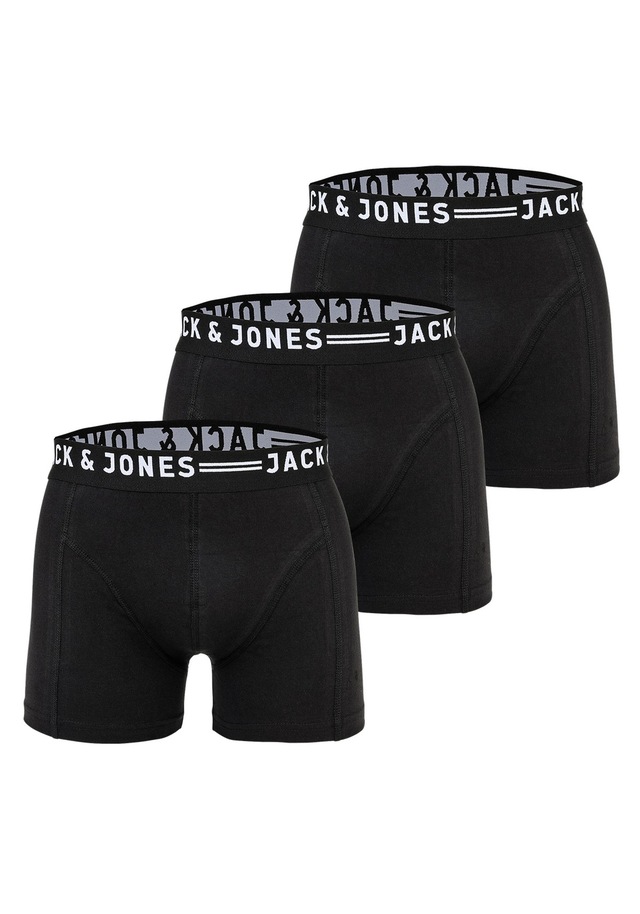Jack & Jones Boxershorts »Boxershort SENSE TRUNKS 3 PACK 3er Pack«