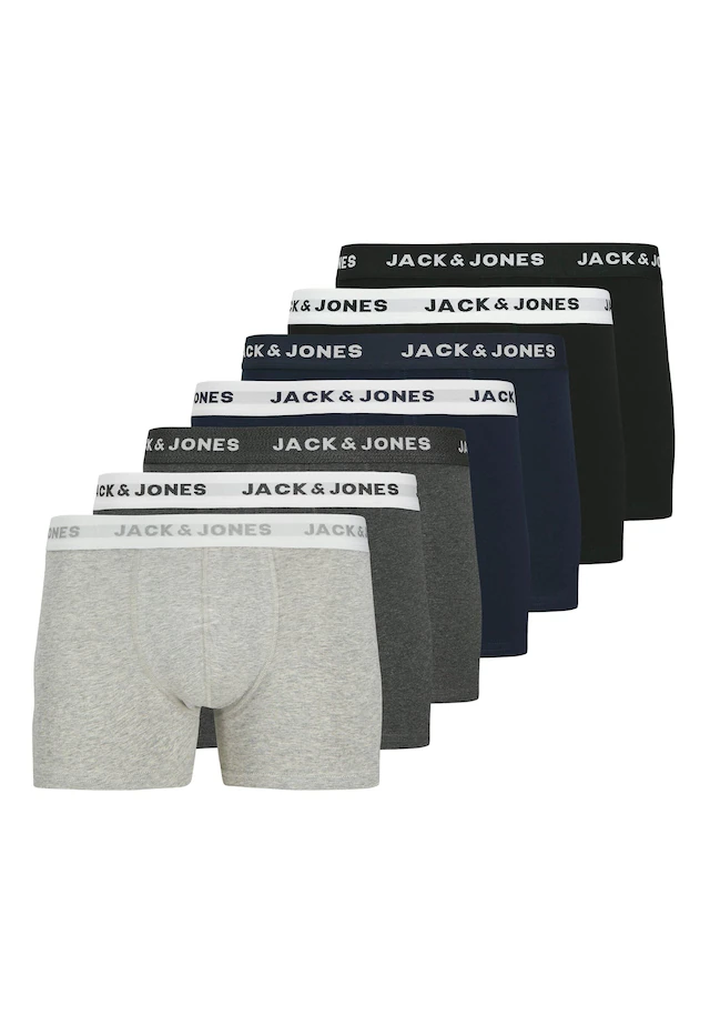Jack & Jones Boxershorts »Boxershort JACBASIC TRUNKS 7 PACK 7er Pack«