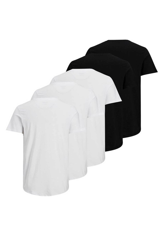 Jack & Jones T-Shirt »T-Shirt JJENOA 5er Pack«
