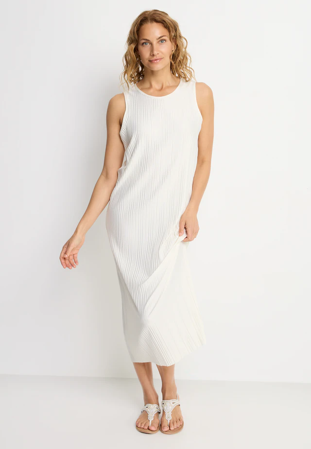 LASCANA Plisseekleid »in Midilänge mit gerader Passform« Partykleid in Midilänge, elegantes Midikleid mit Plisseefalten
