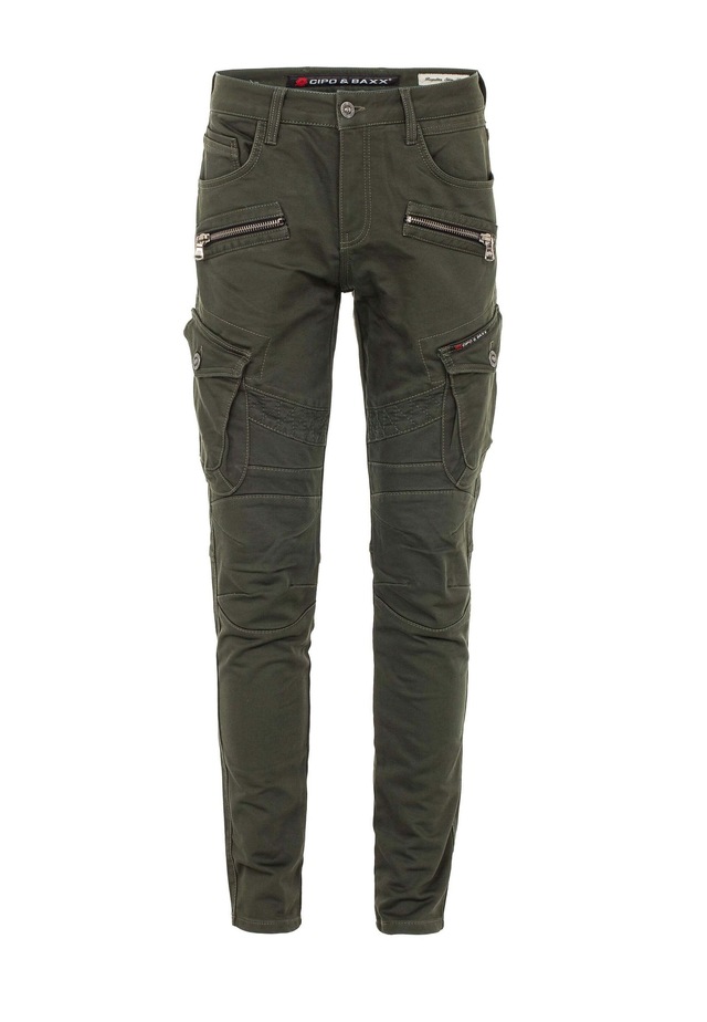 Cipo & Baxx Cargojeans »Jeans« im angesagten Biker-Stil, CD-424