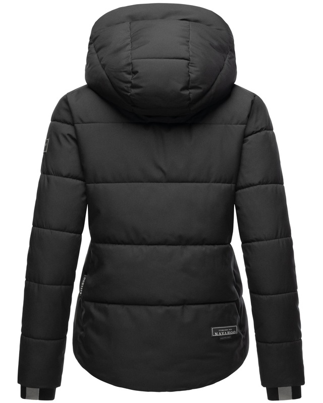 Navahoo Steppjacke »Lachperle XIV« mit Kapuze Kurze gesteppte Damen Winterjacke mit hohem Kragen und Kapuze