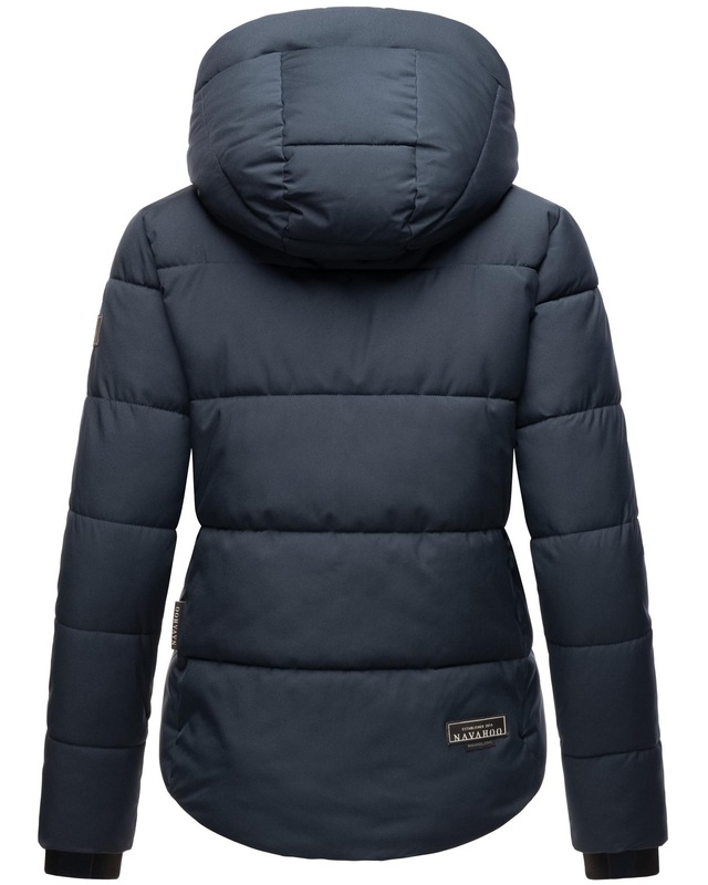 Navahoo Steppjacke »Lachperle XIV« mit Kapuze Kurze gesteppte Damen Winterjacke mit hohem Kragen und Kapuze