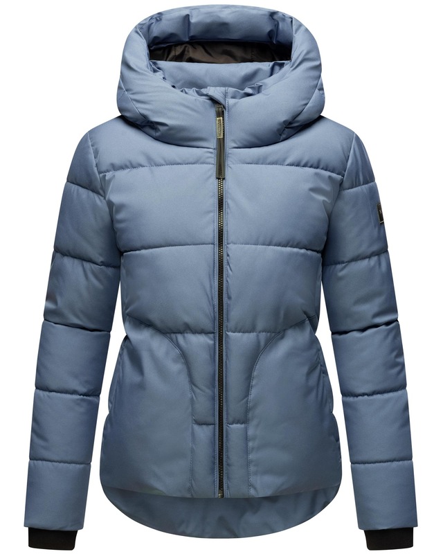 Navahoo Steppjacke »Lachperle XIV« mit Kapuze Kurze gesteppte Damen Winterjacke mit hohem Kragen und Kapuze