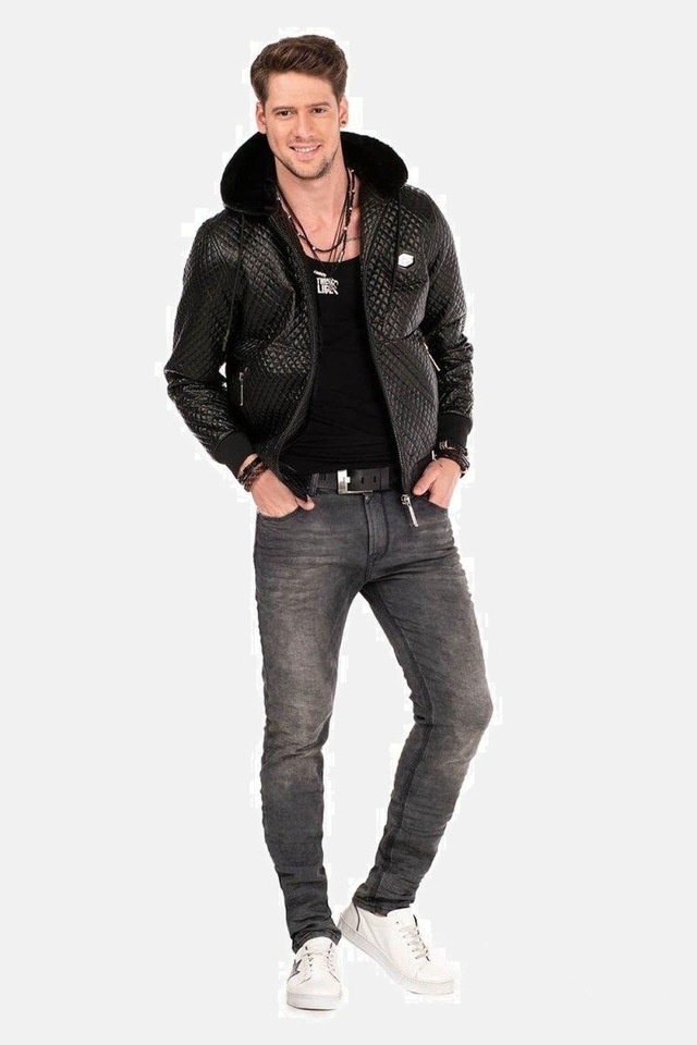 Cipo & Baxx Röhrenjeans »Jeans« mit Elasthanzusatz, CD374
