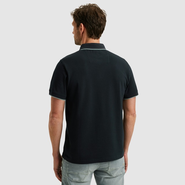 PME LEGEND Poloshirt »Short sleeve polo stretch pique package« mit Schriftzug