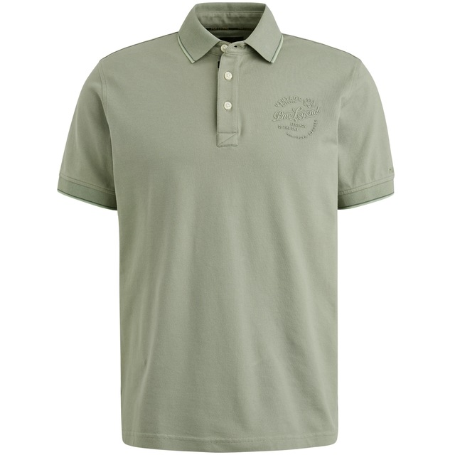 PME LEGEND Poloshirt »Short sleeve polo stretch pique package« mit Schriftzug