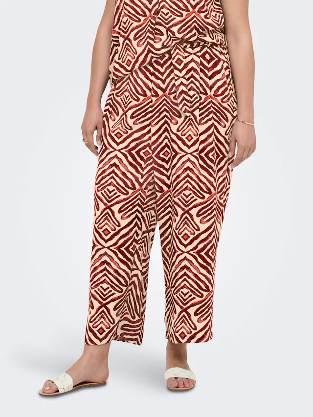 ONLY CARMAKOMA Culotte »CARSHILLA CULOTTE PANT AOP BS« Sommerhose