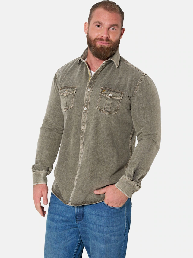 Jan Vanderstorm Jeanshemd »Jeanshemd OLAVIK«