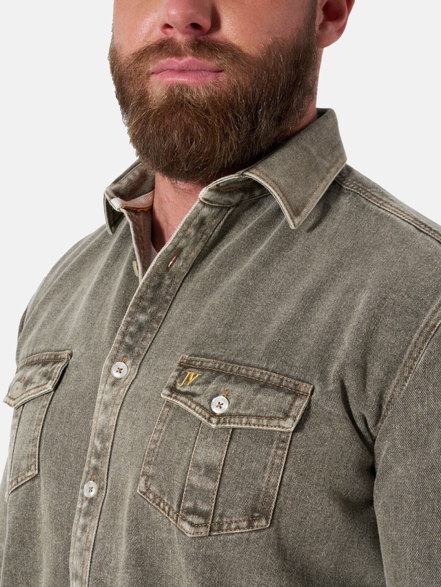 Jan Vanderstorm Jeanshemd »Jeanshemd OLAVIK«