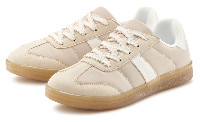 LASCANA Sneaker »Schnürschuh, Halbschuh, Freizeitschuh« mit angesagter Sohle VEGAN
