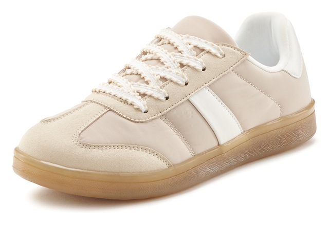 LASCANA Sneaker »Schnürschuh, Halbschuh, Freizeitschuh« mit angesagter Sohle VEGAN