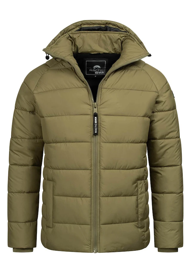 Arctic Seven Winterjacke »ASRodrii« mit warmem Teddyfell und abnehmbarer Kapuze