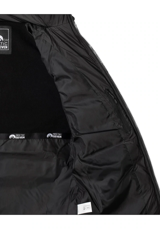Arctic Seven Winterjacke »ASRodrii« mit warmem Teddyfell und abnehmbarer Kapuze