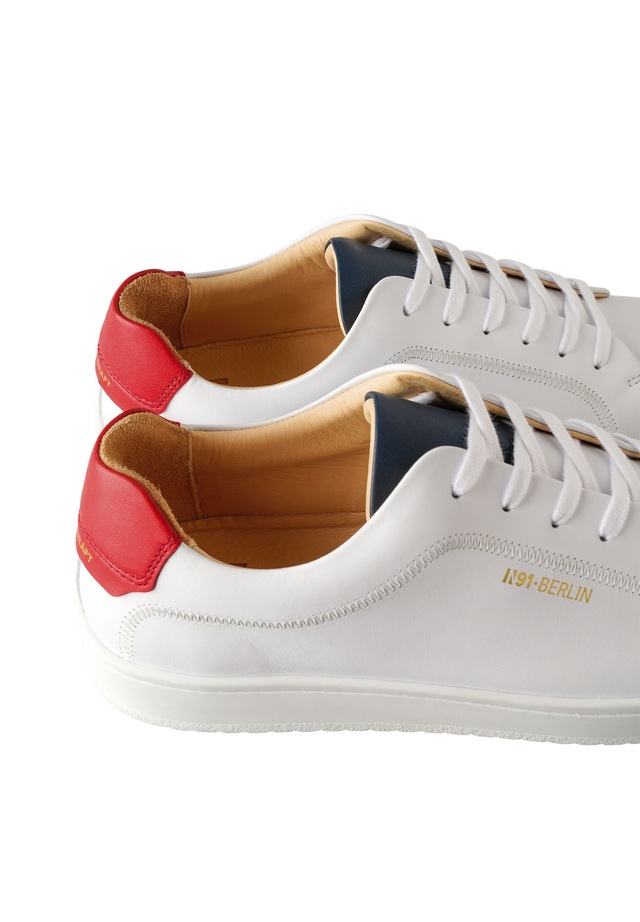 N91 Sneaker »Original Draft BB Herrensneaker« Turnschuh Leder handgefertigt, sportlicher Freizeitschuh Herren