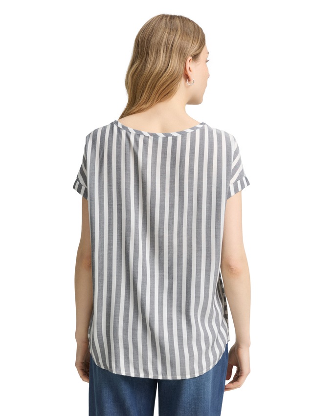 TOM TAILOR Shirtbluse mit Streifen Muster