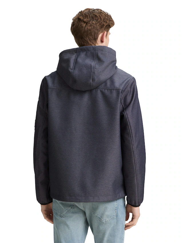 TOM TAILOR Softshelljacke mit Kapuze mit Kapuze