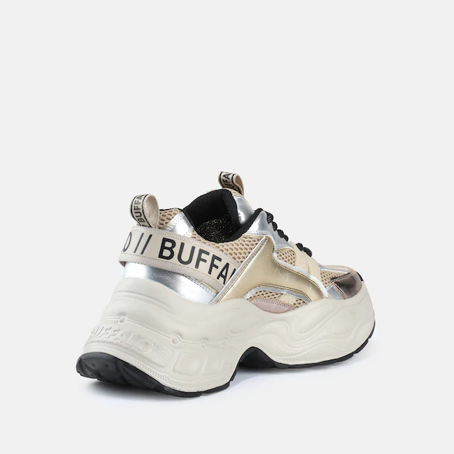 Buffalo Plateausneaker »YUNO« Chunky-Sneaker, Schnürschuh, Leichtgewicht mit Memory Foam-Innensohle