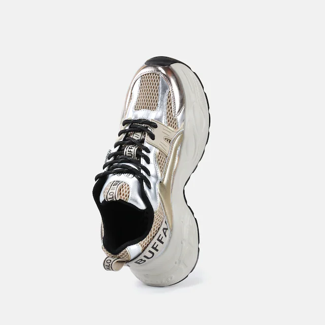 Buffalo Plateausneaker »YUNO« Chunky-Sneaker, Schnürschuh, Leichtgewicht mit Memory Foam-Innensohle