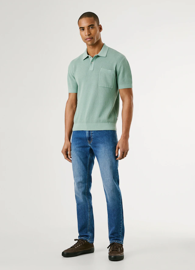 Pepe Jeans Tapered-fit-Jeans »STANLEY« Ziernähte an den Gesäßtaschen