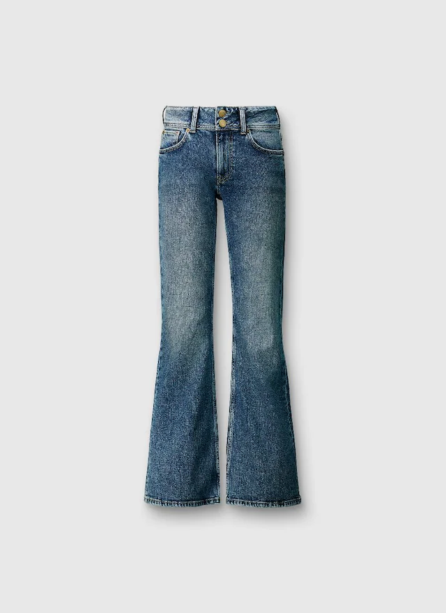 Pepe Jeans 5-Pocket-Jeans »FLARE JEANS MW VENUS« im Flared Fit