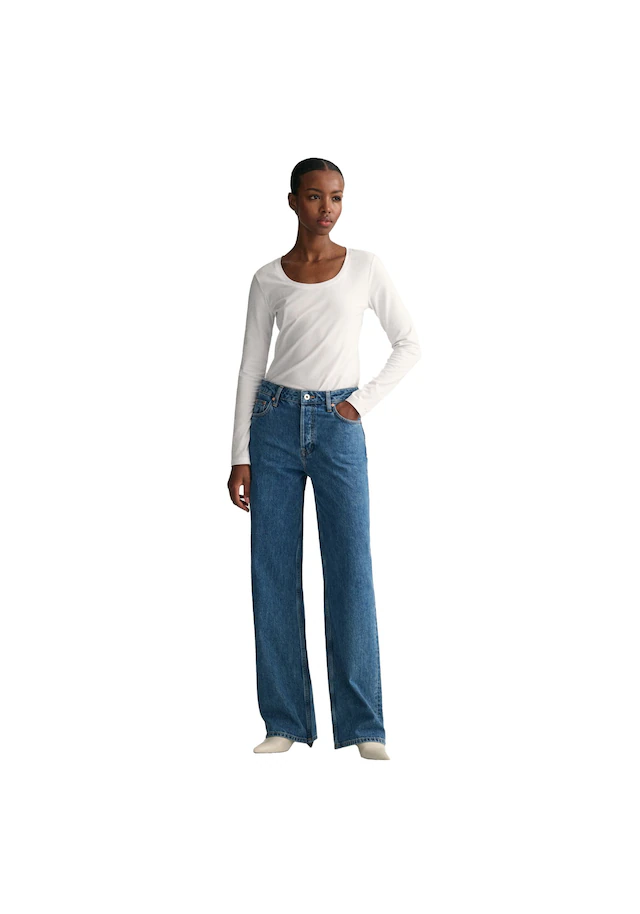 Gant Longsleeve »Longsleeve SCOOP NECK TOP 1er Pack«
