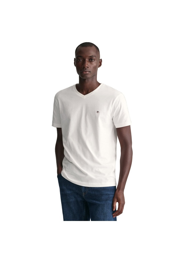 Gant T-Shirt »T-Shirt SLIM SHIELD V-NECK T-SHIRT 1er Pack«