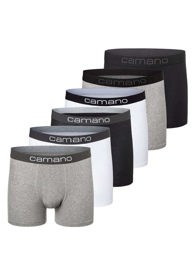 Camano Boxershorts »Boxershort Men comfort BCI Cotton Boxershorts 6p in Box 6er Pack«