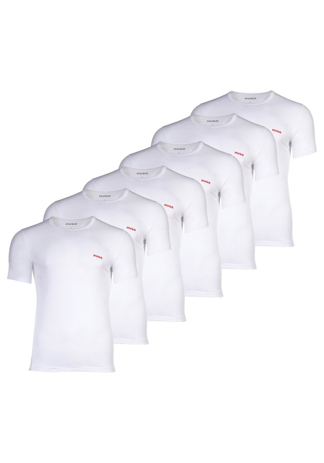 HUGO T-Shirt »T-Shirt T-SHIRT RN TRIPLET P 10217251 02 6er Pack«