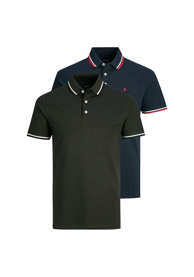 Jack & Jones Poloshirt »Poloshirt JJEPAULOS POLO 2PK 2er Pack«