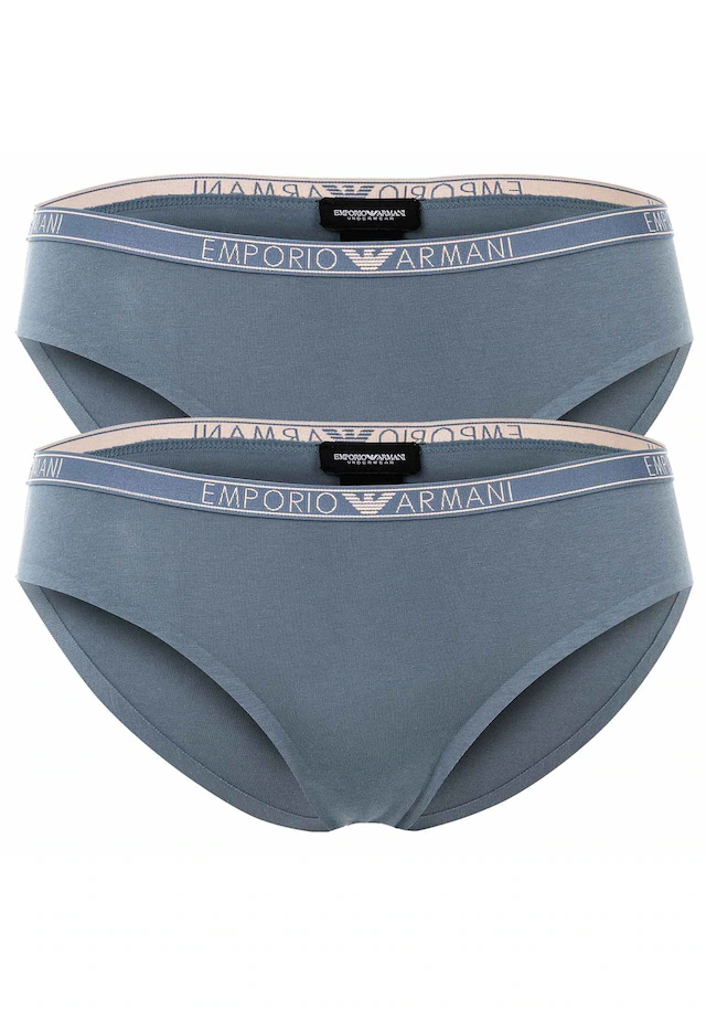 Emporio Armani Slip »Slip Essential Studs Logo 2er Pack«