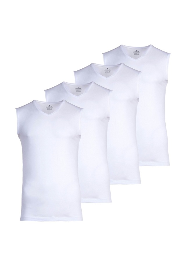RAGMAN Unterhemd »Unterhemd 4er Pack«